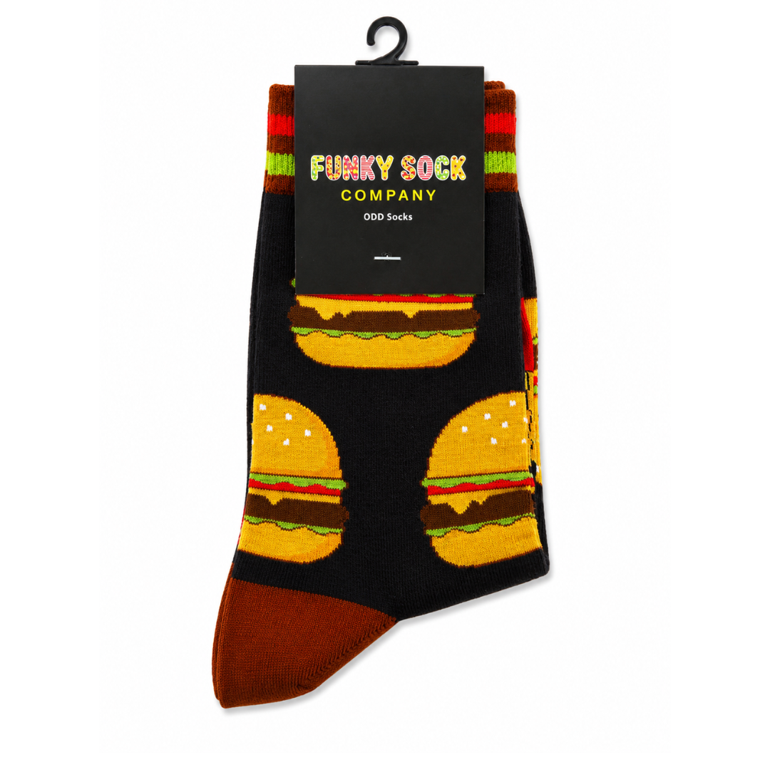 Burgers & Fries Odd Socks