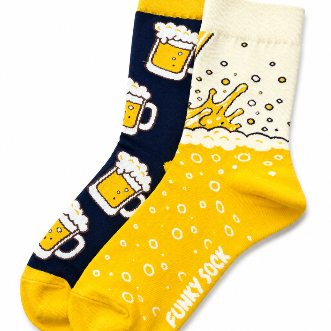 Beer Odd Socks - Organic Cotton