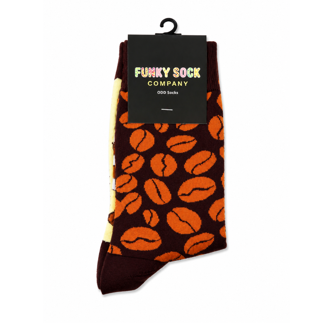 Coffee & Croissant Odd Socks