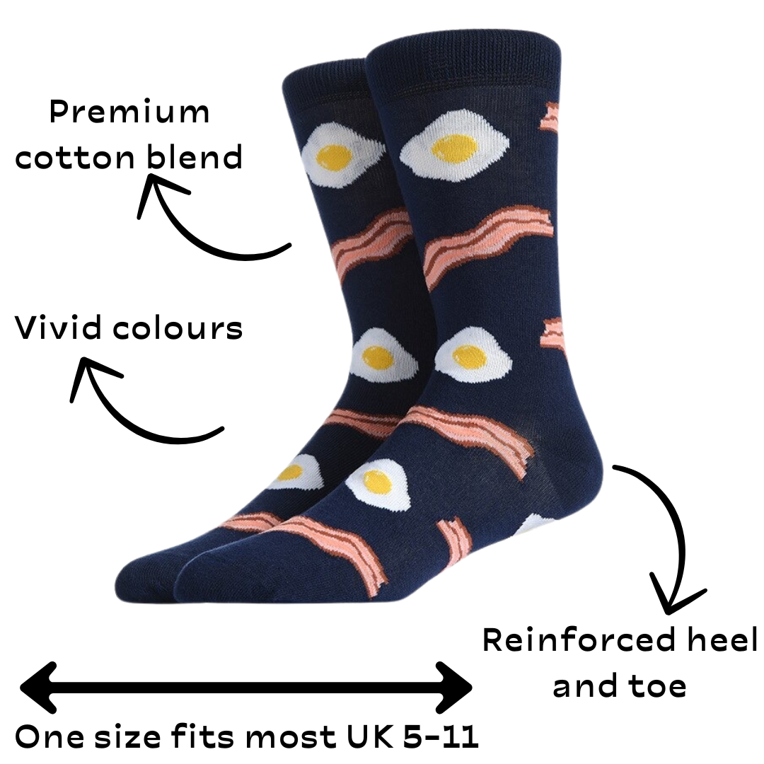 Bacon & Egg Socks