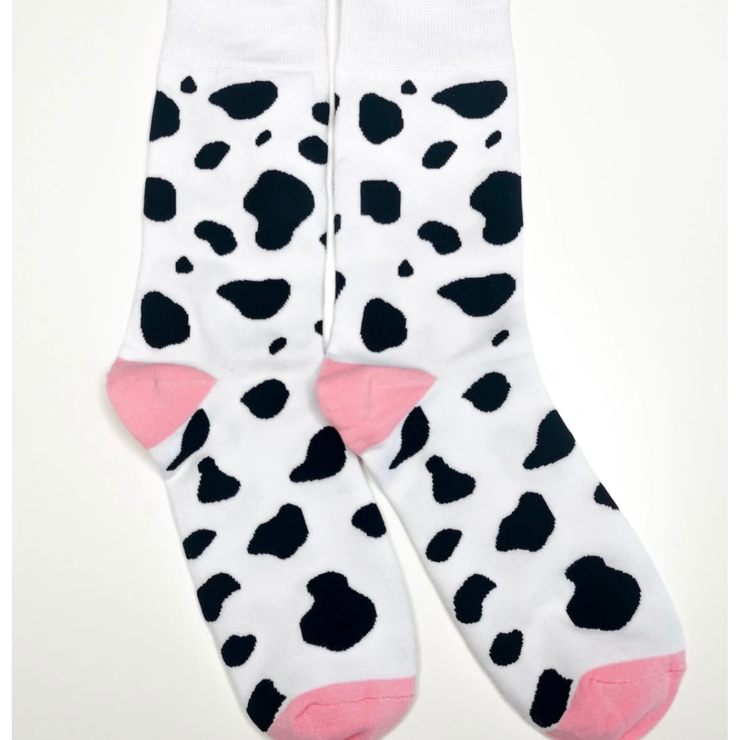 Cow Print Socks
