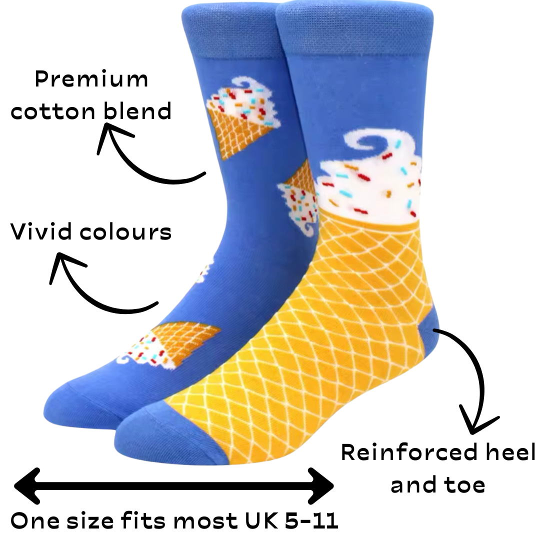 Ice Cream ODD Socks
