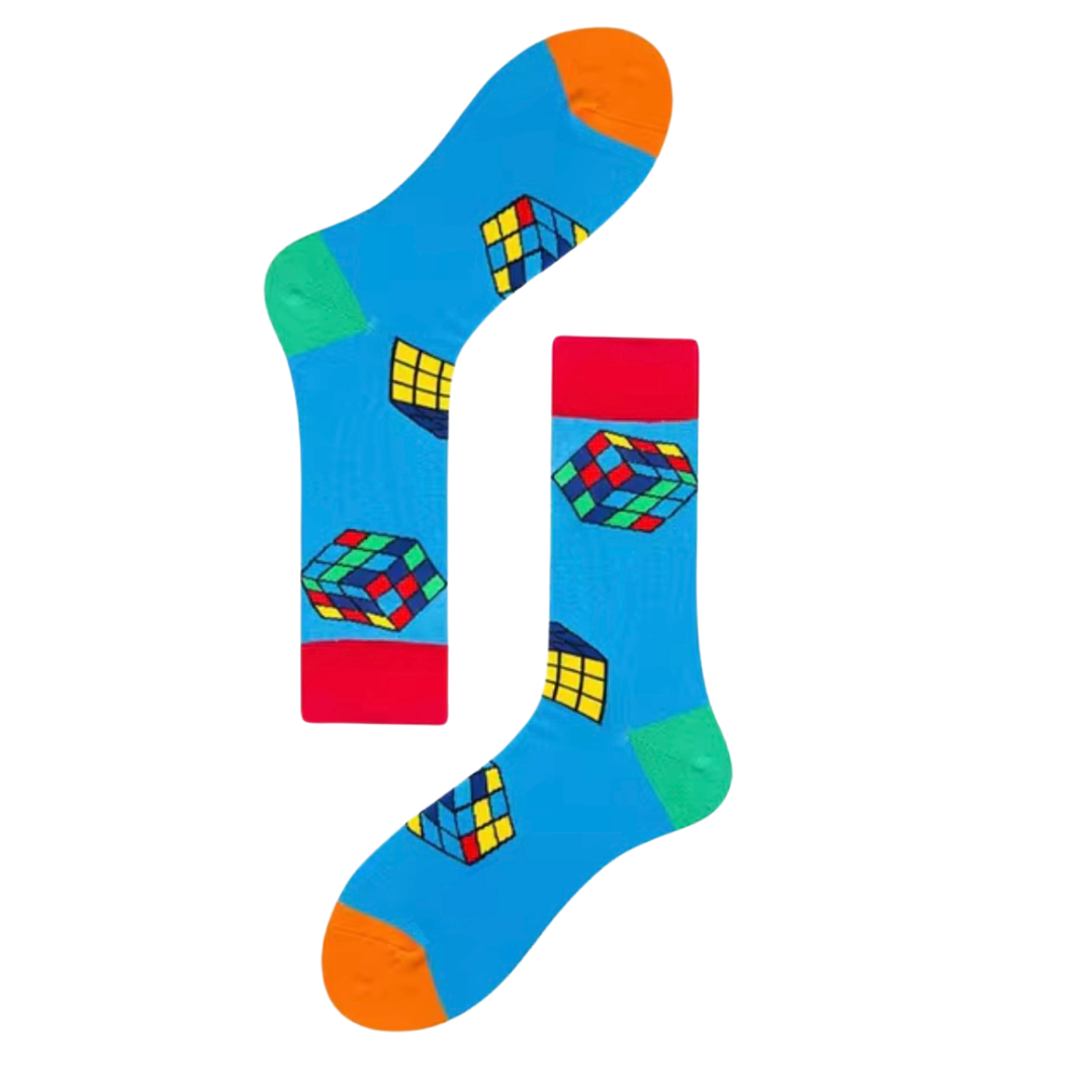 Rubik's Cube Socks