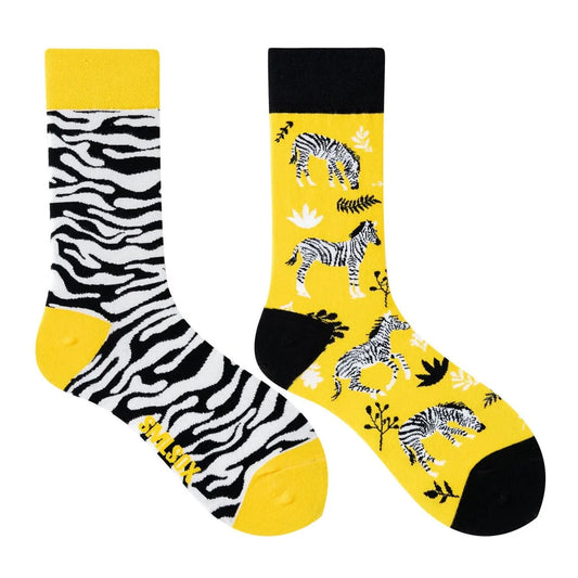 Zebra ODD Socks - UK 3-6