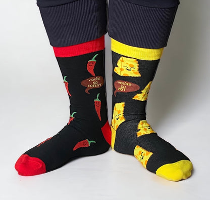 Chilli Cheese ODD Socks UK 5-11