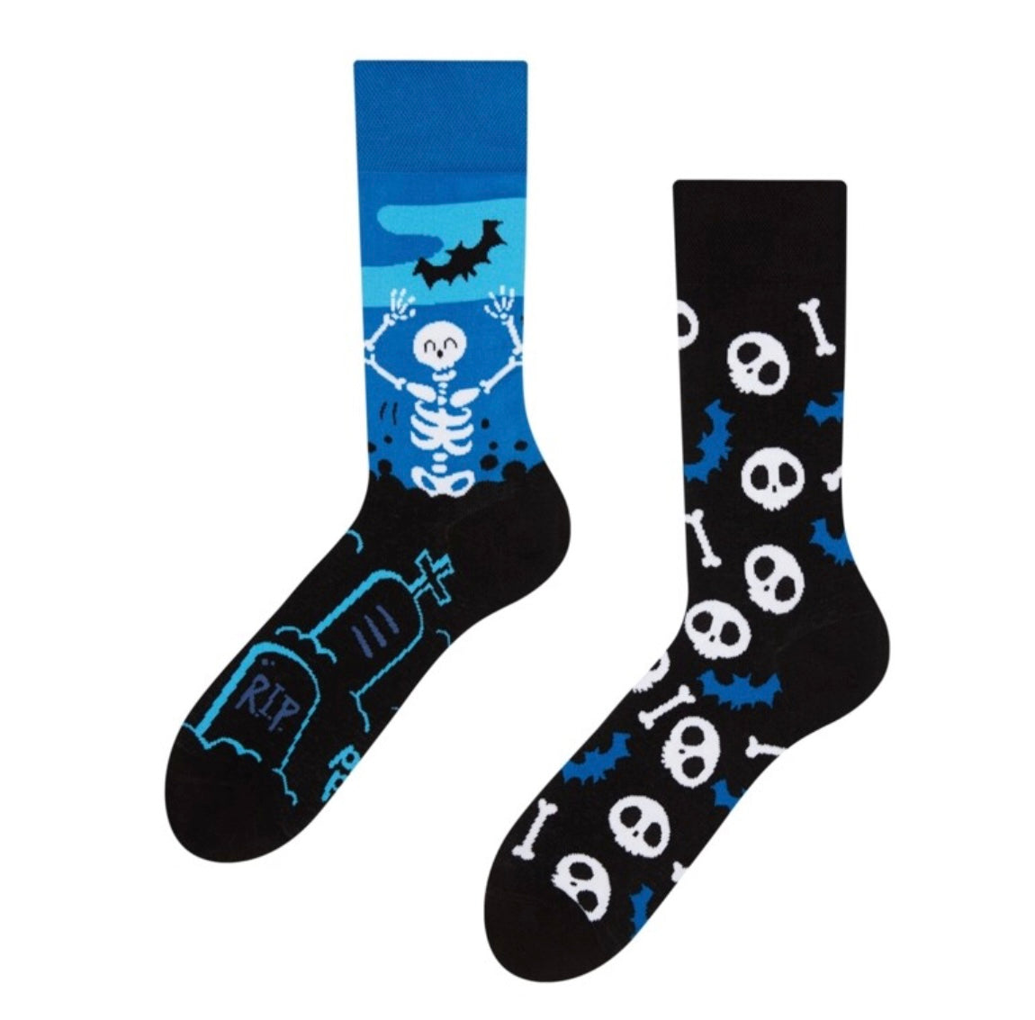 Skeleton ODD Socks - UK 3-6