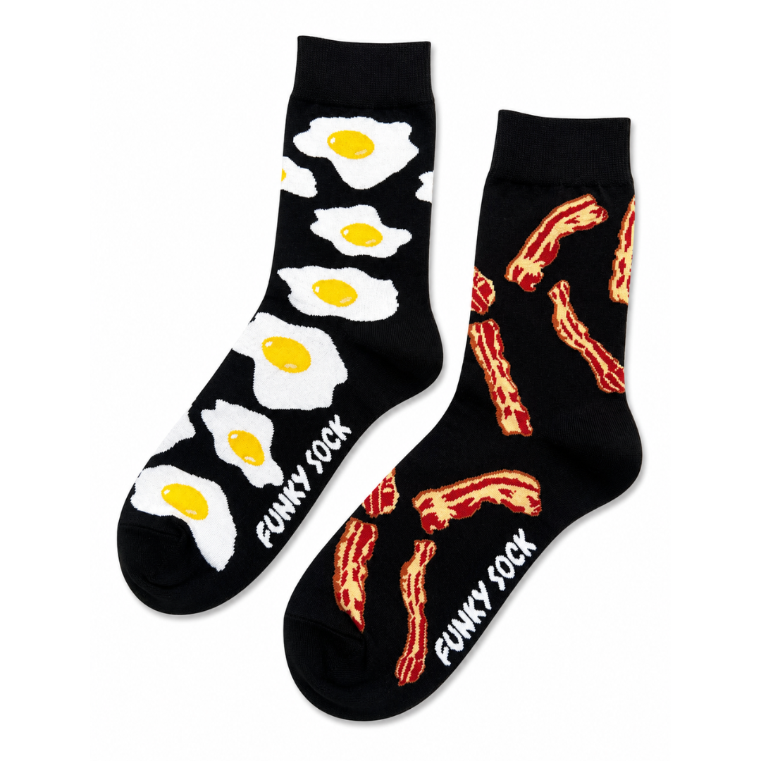 Bacon & Egg Odd Socks