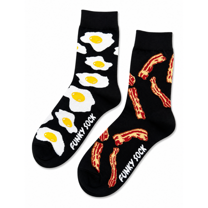 Bacon & Egg Odd Socks