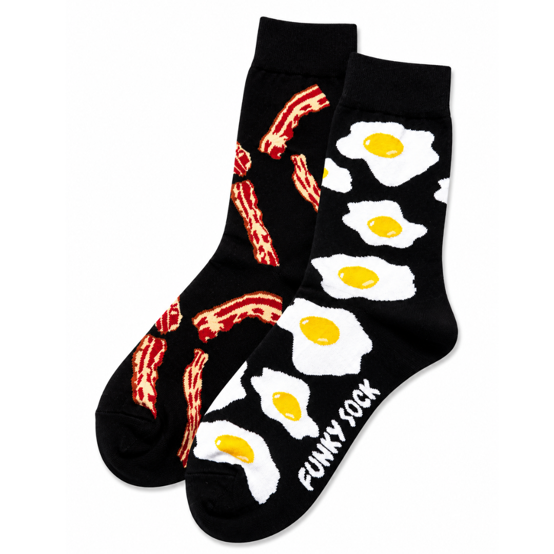 Bacon & Egg Odd Socks