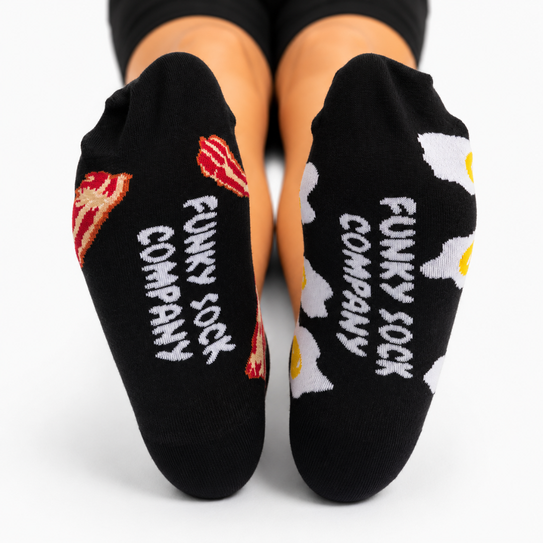 Bacon & Egg Odd Socks