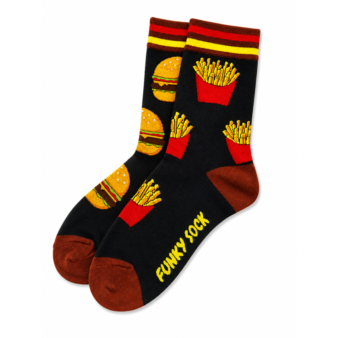 Burgers & Fries Odd Socks