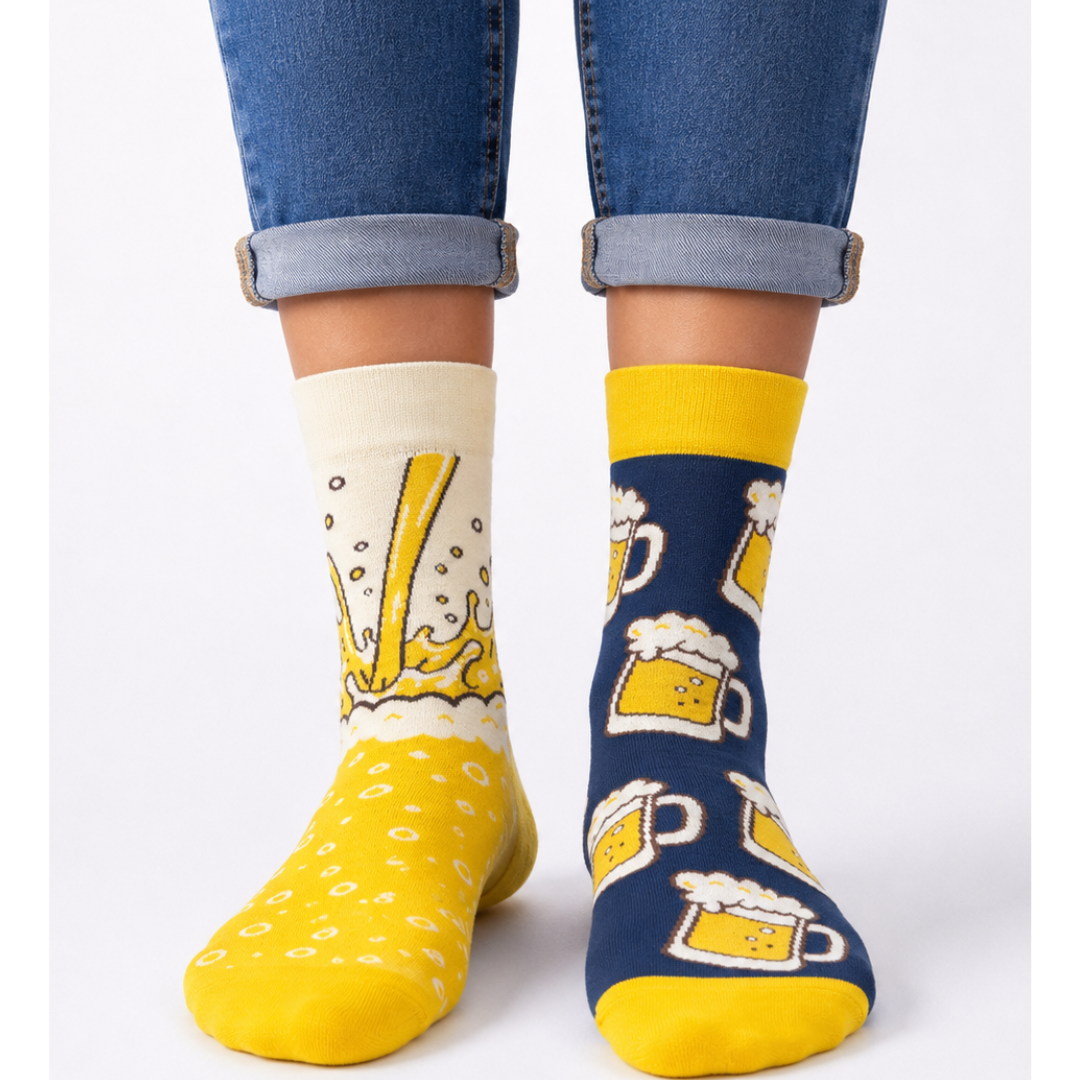 Beer Odd Socks - Organic Cotton