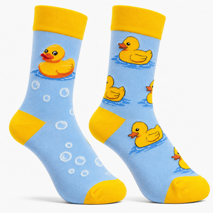 Rubber Duck Odd Socks - Organic Cotton