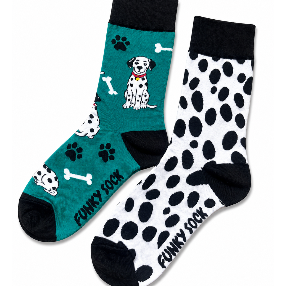 Dalmatian Odd Socks - Organic Cotton