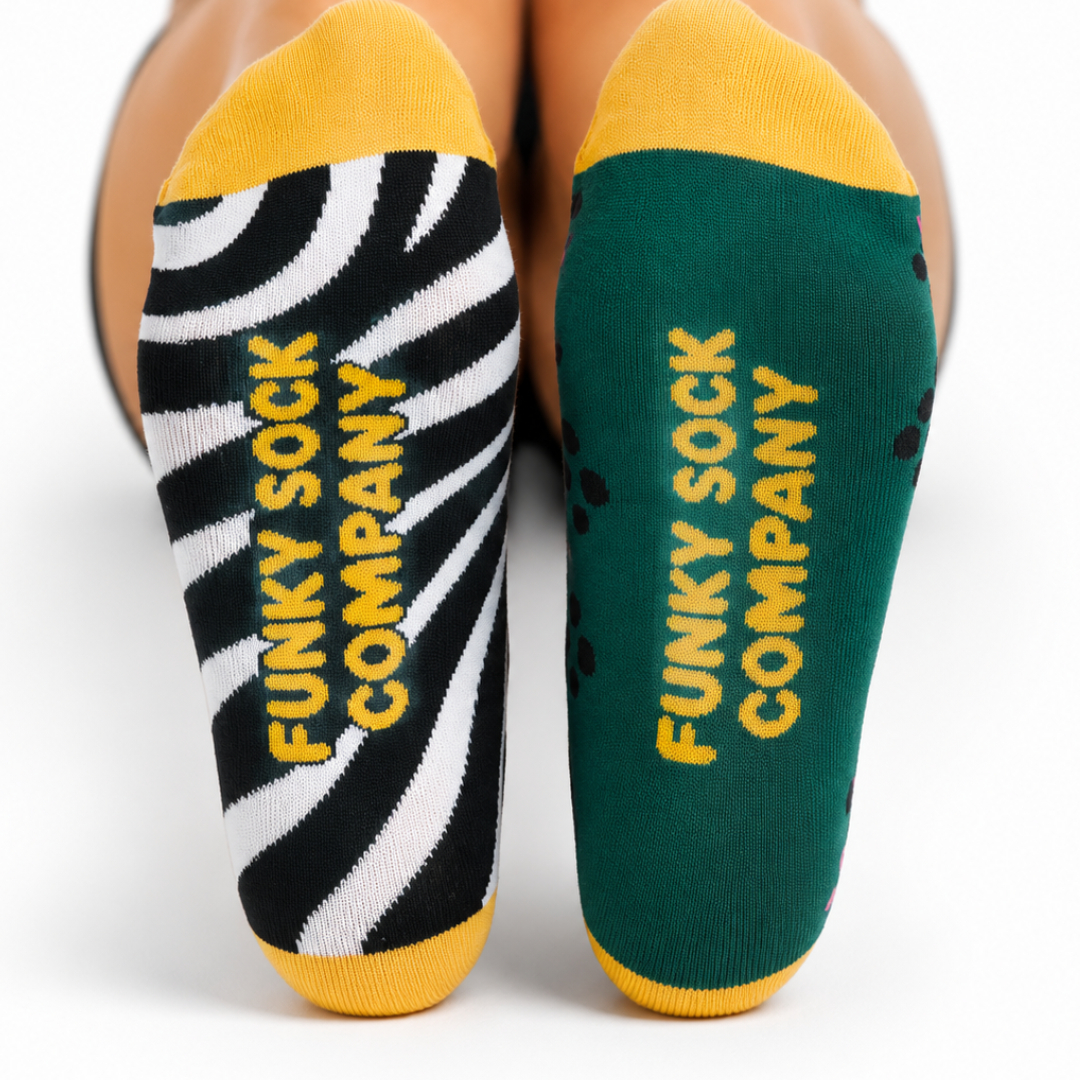 Zebra Odd Socks - Organic Cotton