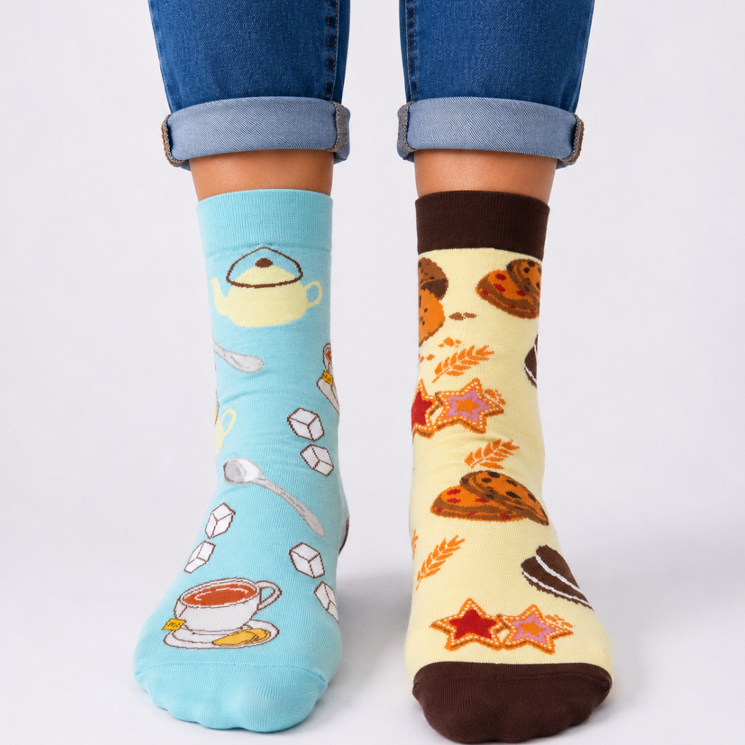 Tea & Biscuits Odd Socks