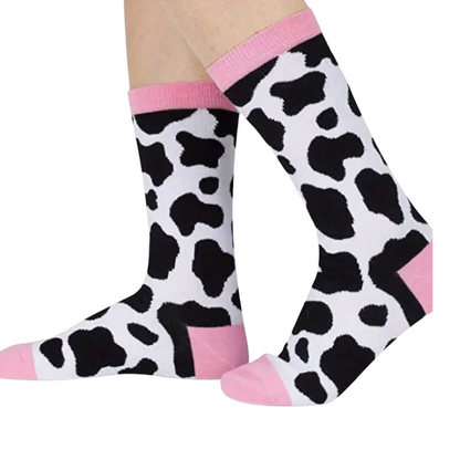 Cow Print Socks