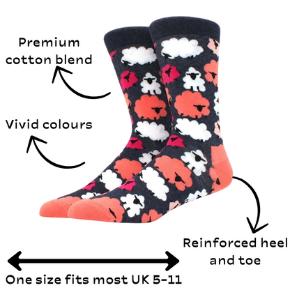 Fluffy Sheep Socks