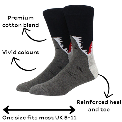 Shark Attack Socks