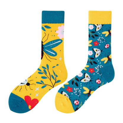 Butterfly ODD Socks - UK 3-6