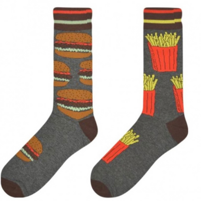 We Go Together Like Burgers & Fries - ODD socks