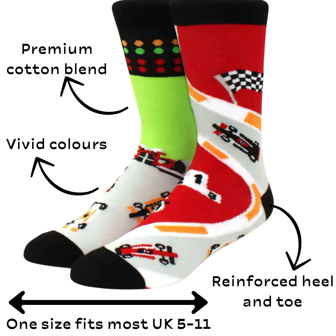 Racing Car ODD Socks