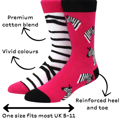 Zebra ODD Socks