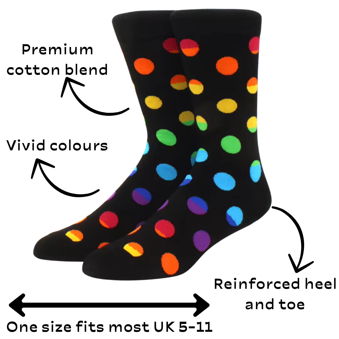 Colourful Spot Socks