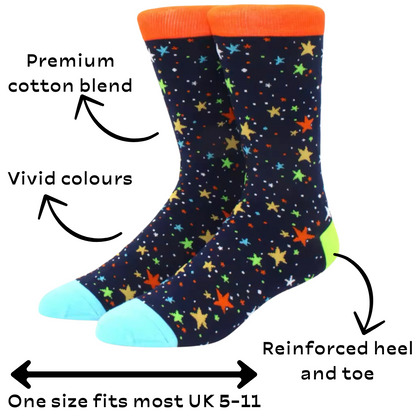 Colourful Star Socks