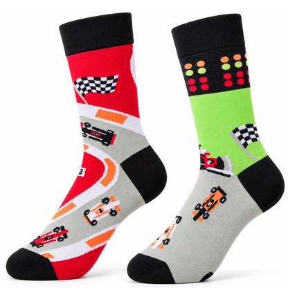 Racing Car Odd Socks