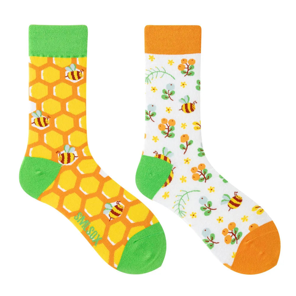 Bee ODD Socks - UK 3-6