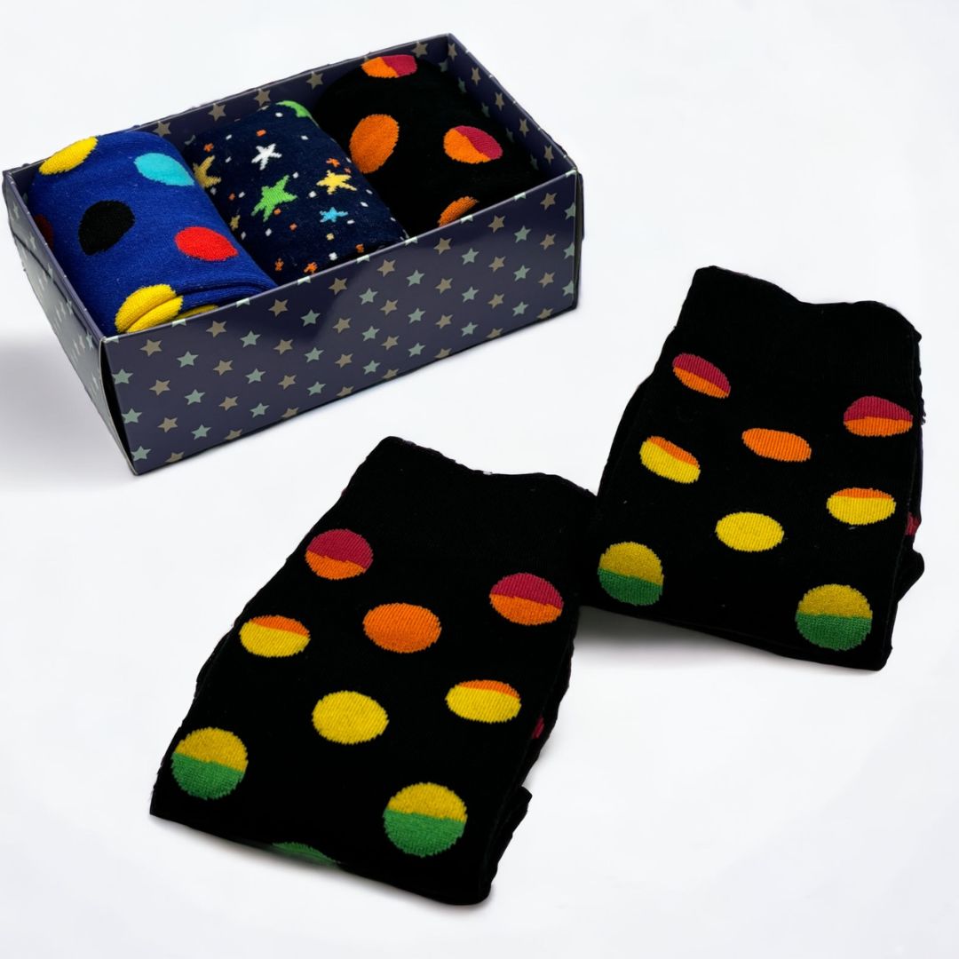 Funky Patterned Sock Gift Box UK 5-11 – Funky sock company