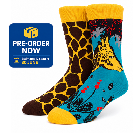 Giraffe Print ODD Socks