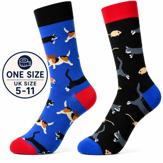 It's Raining Cats & Dogs - ODD Socks