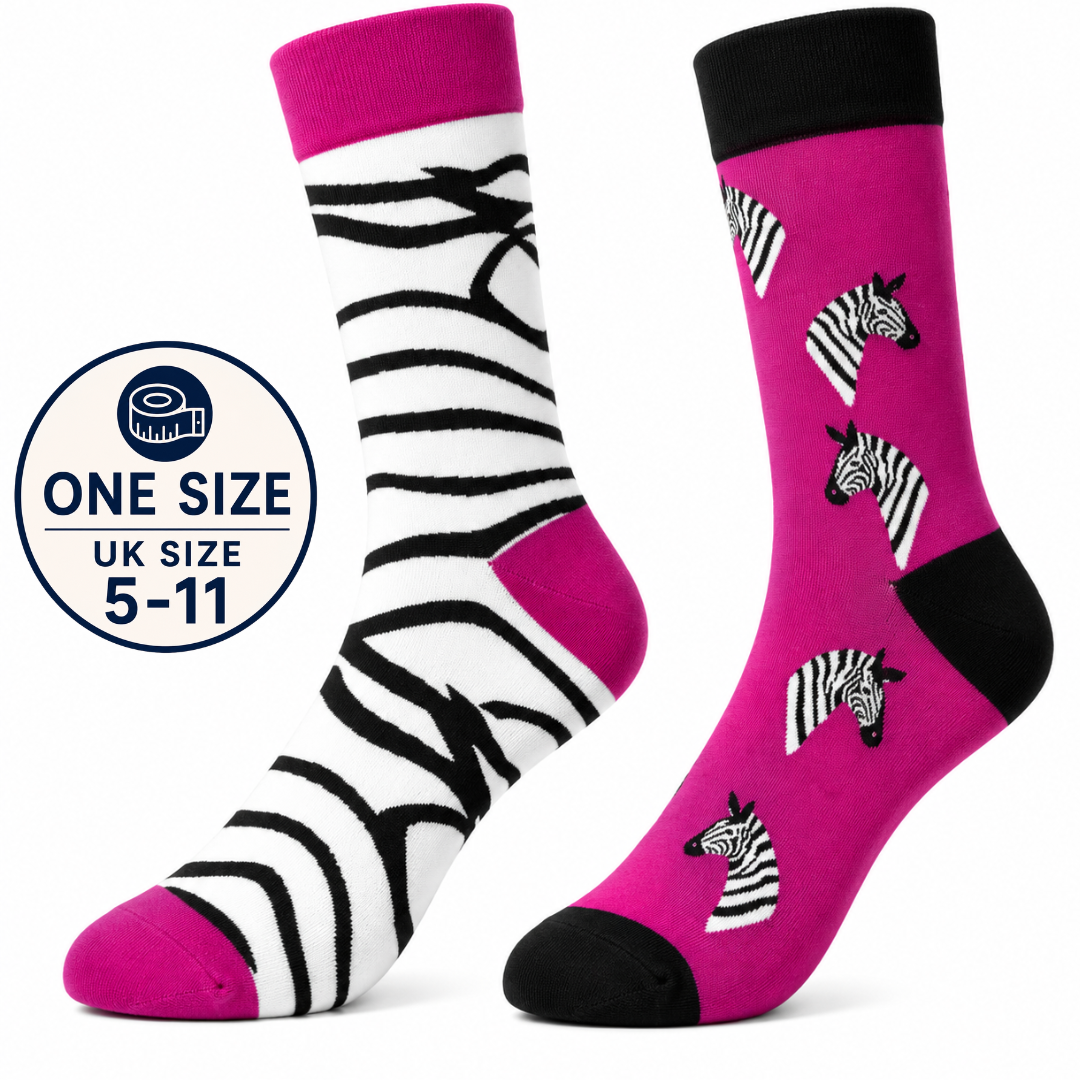 Zebra ODD Socks