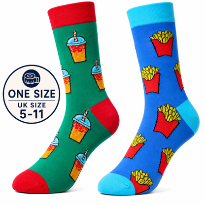 Fries & Shakes ODD Socks
