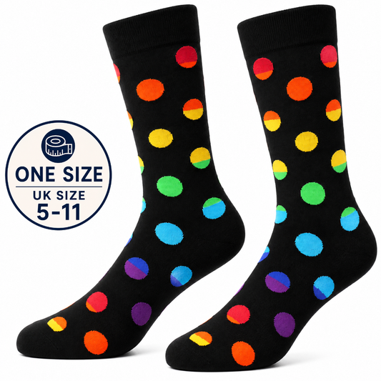 Colourful Spot Socks