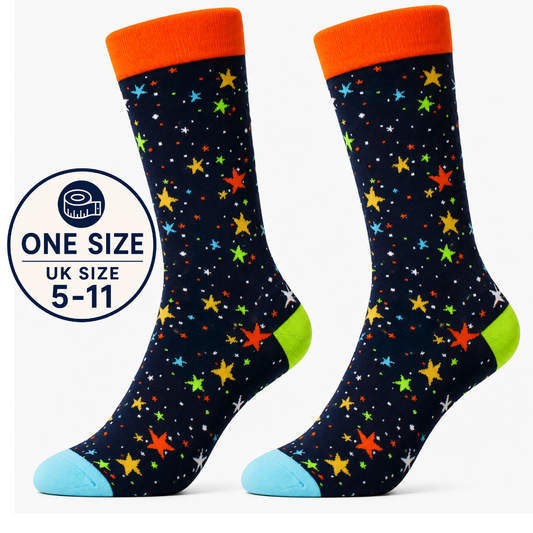 Colourful Star Socks