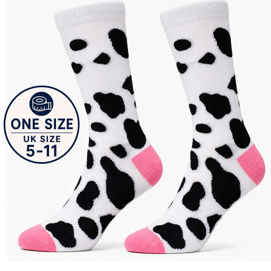 Cow Print Socks