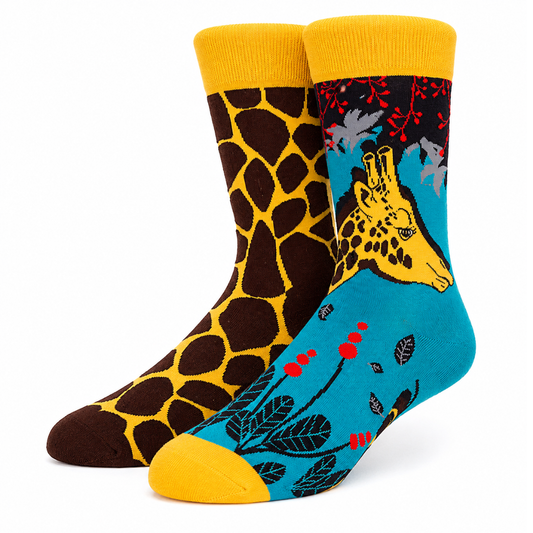 Giraffe Print ODD Socks
