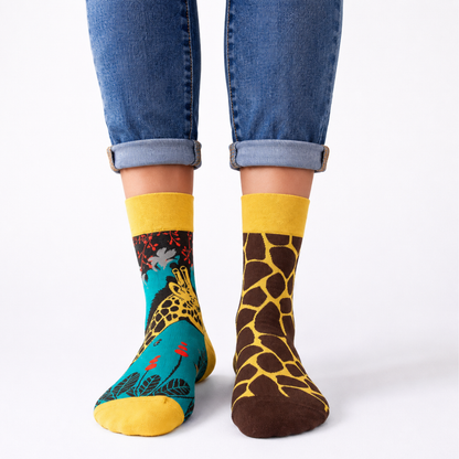 Giraffe Print ODD Socks